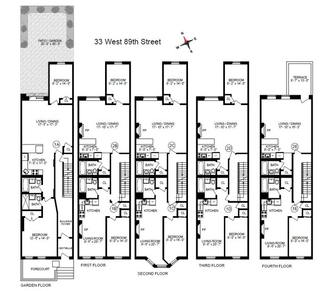 33 W 89th St in New York, NY - Building Photo - Floor Plan