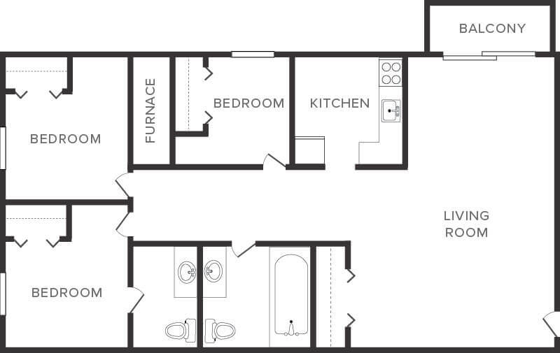 Columbus Park Apartments Bedford Heights, OH Apartments