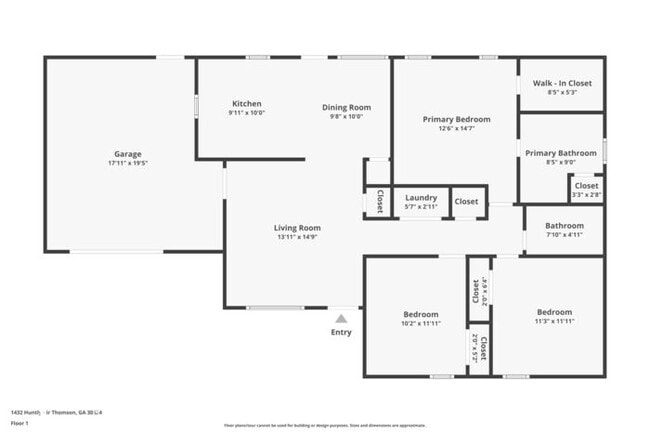1432 Huntly Cir in Thomson, GA - Building Photo - Building Photo