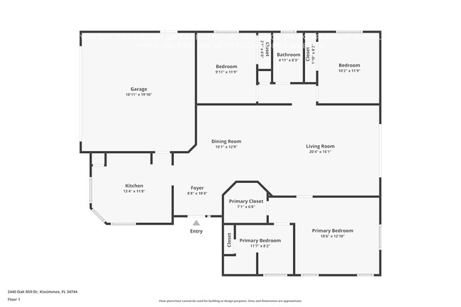 2440 Oak Mill Dr in Kissimmee, FL - Foto de edificio - Building Photo