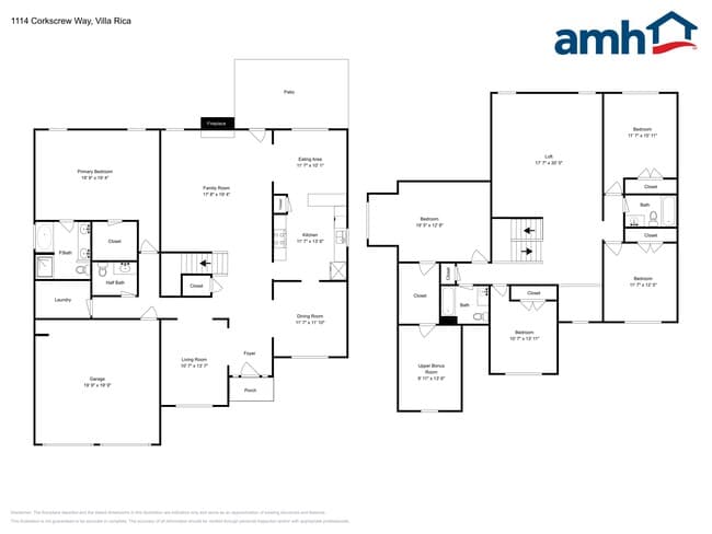 1114 Corkscrew Way in Villa Rica, GA - Foto de edificio - Building Photo