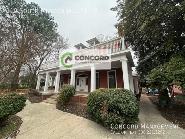 110 S Mendenhall St-Unit -B in Greensboro, NC - Foto de edificio - Building Photo