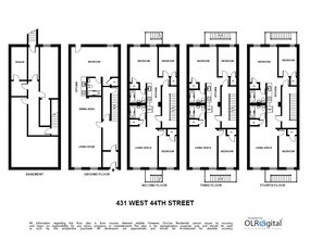 431 W 44th St in New York, NY - Building Photo - Floor Plan