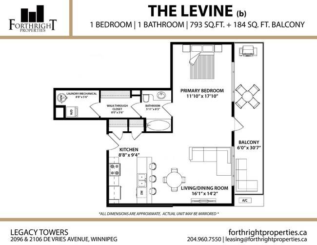 Legacy Towers in Winnipeg, MB - Building Photo - Floor Plan