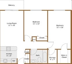 Oakland Park Towers II in Troy, MI - Building Photo - Floor Plan