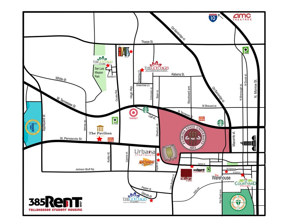 385 Rent in Tallahassee, FL - Foto de edificio