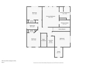 7807 Green Mill Dr, Unit 4 in Raleigh, NC - Foto de edificio - Building Photo