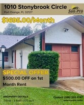 1010 Stonybrook Cir in Port Orange, FL - Building Photo