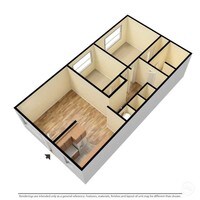 Two Bed, One Bath 1,000 SF - The Grove Apartments in Phoenix, Arizona
