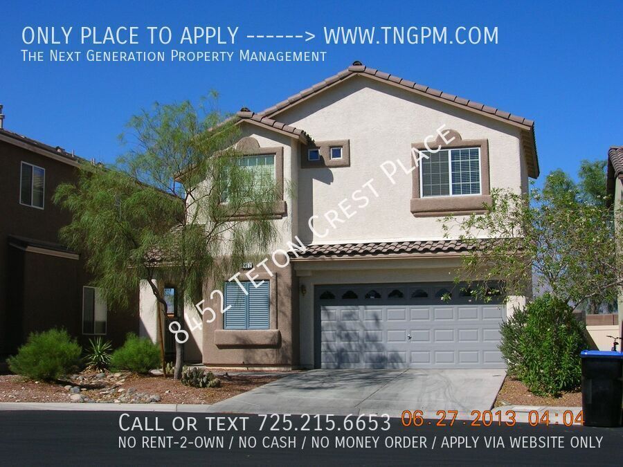 8452 Teton Crest Pl in Las Vegas, NV - Building Photo