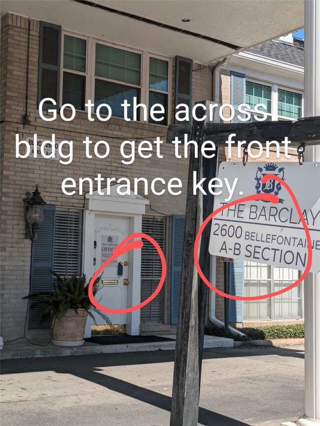 property at 2601 Bellefontaine