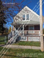 7502 Guthrie Ave in Cleveland, OH - Building Photo