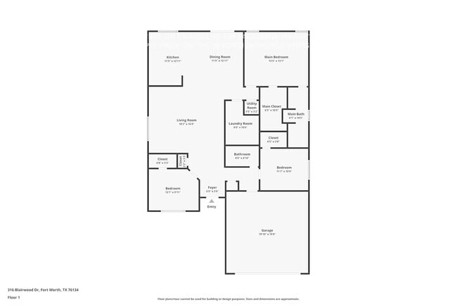 316 Blairwood Dr in Fort Worth, TX - Foto de edificio - Building Photo