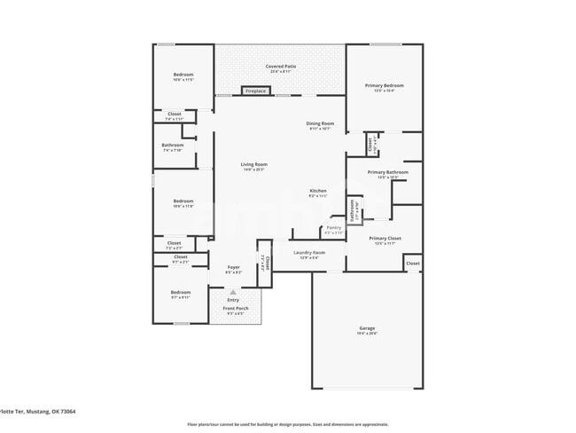416 E Charlotte Terrace in Mustang, OK - Building Photo - Building Photo