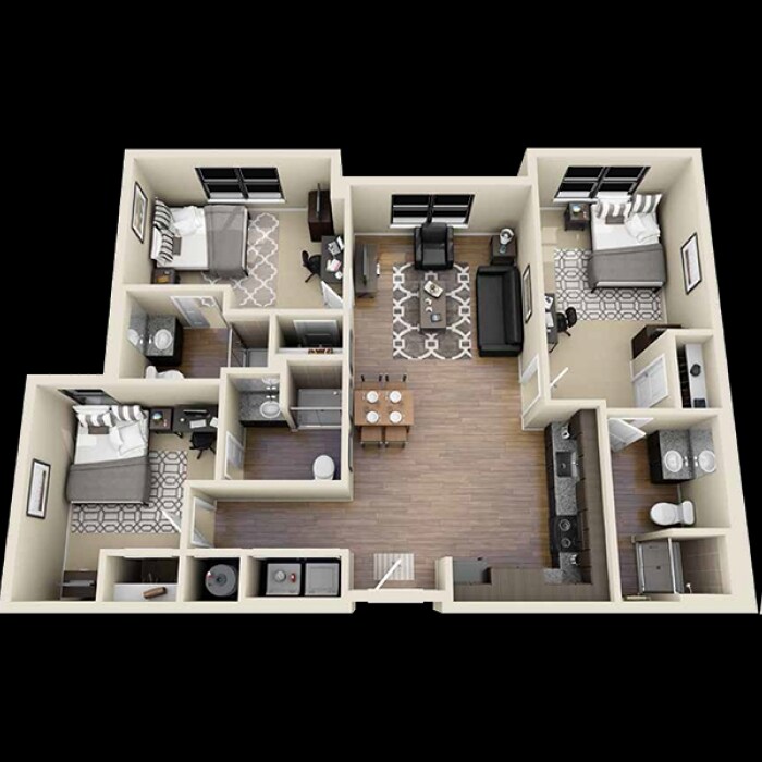 Flats at West Village Apartments in Charlottesville, VA