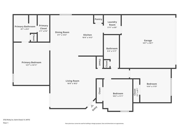 3722 Ricky Ln in St. Cloud, FL - Building Photo - Building Photo