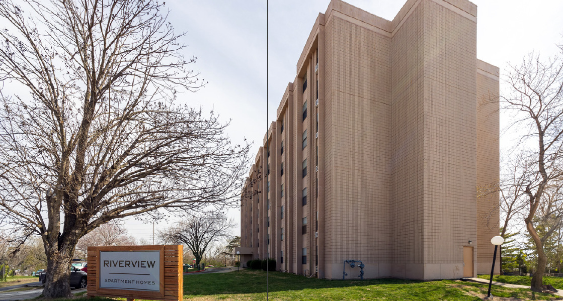 Riverview Apartments in Leavenworth, KS - Foto de edificio