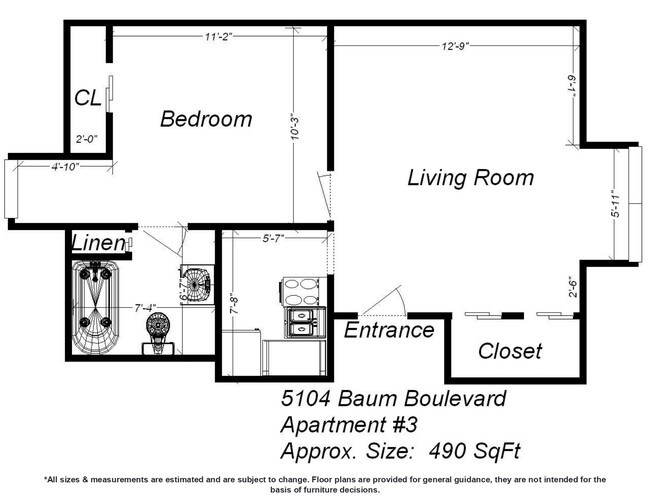 5104 Baum Blvd, Unit #3 in Pittsburgh, PA - Building Photo - Building Photo