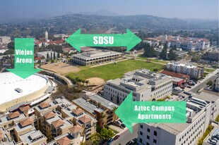 Aztec Campus Apartments *Parking Included* in San Diego, CA - Building Photo