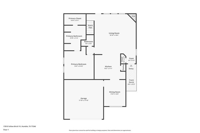 17819 Yellow Birch Trail in Humble, TX - Foto de edificio - Building Photo