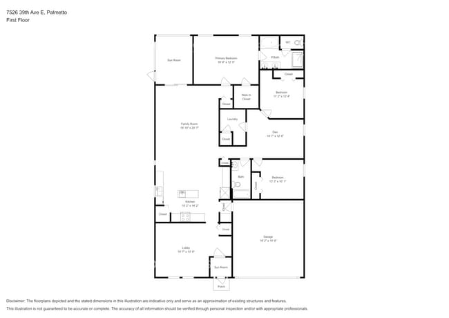 7526 39th Ave E in Palmetto, FL - Foto de edificio - Building Photo