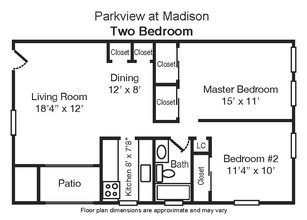 Parkview at Madison in Laurence Harbor, NJ - Building Photo - Floor Plan