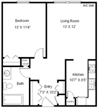 Lakeside Commons in Menasha, WI - Building Photo - Floor Plan