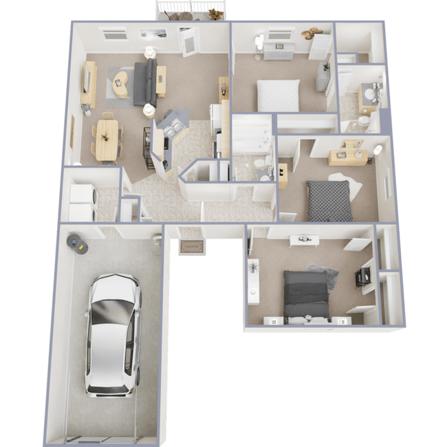 Arbor Cove in Donna, TX - Foto de edificio - Floor Plan