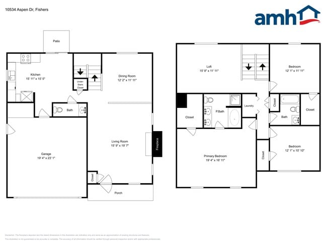 10534 Aspen Dr in Fishers, IN - Foto de edificio - Building Photo