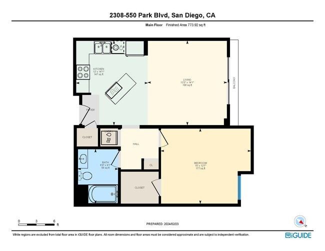 550 Park Blvd in San Diego, CA - Foto de edificio - Building Photo