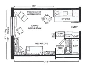 Eastgate Village in Cincinnati, OH - Building Photo - Floor Plan