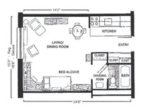 Eastgate Village in Cincinnati, OH - Foto de edificio - Floor Plan