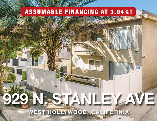 929 N Stanley Ave in West Hollywood, CA - Building Photo - Building Photo