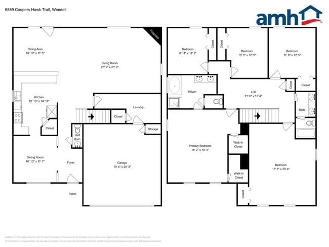 6859 Coopers Hawk Trl in Wendell, NC - Foto de edificio - Building Photo