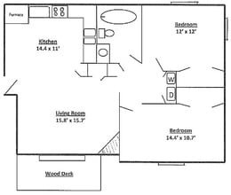 Prairie Bend Apartments in Cedar Rapids, IA - Foto de edificio - Floor Plan