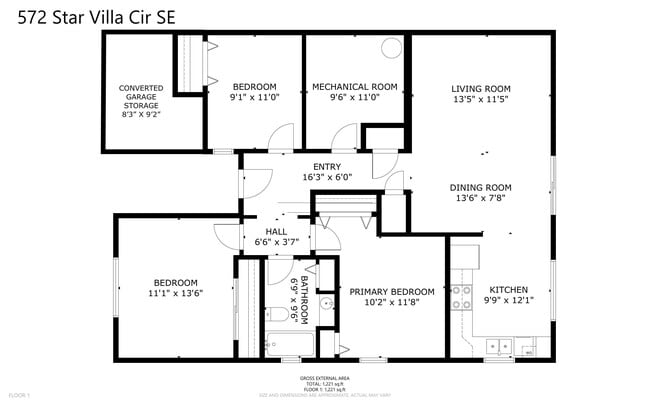 property at 572 Star Villa Cir SE