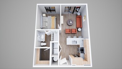 Fiji Lofts in Dallas, TX - Foto de edificio - Floor Plan