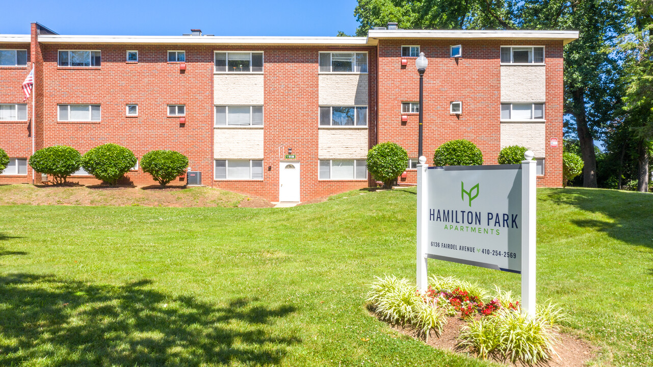 Hamilton Park Apartments in Baltimore, MD - Building Photo