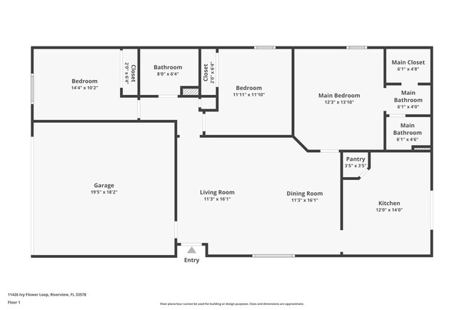11426 Ivy Flower Loop in Riverview, FL - Foto de edificio - Building Photo