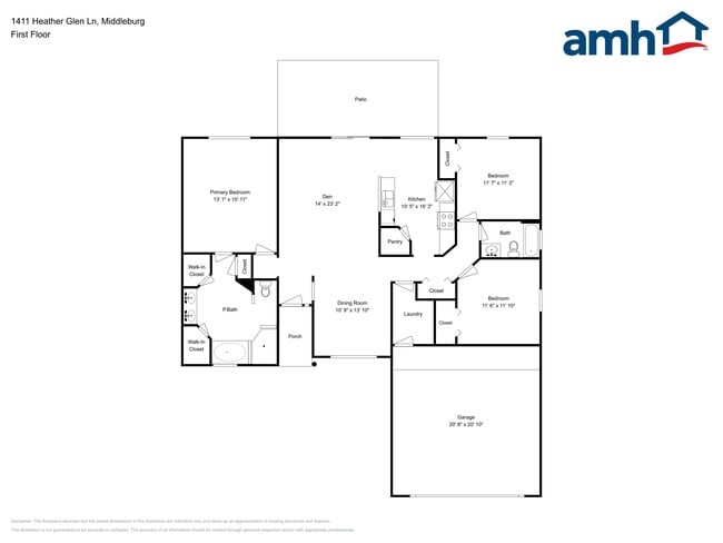 1411 Heather Glen Ln in Middleburg, FL - Foto de edificio - Building Photo