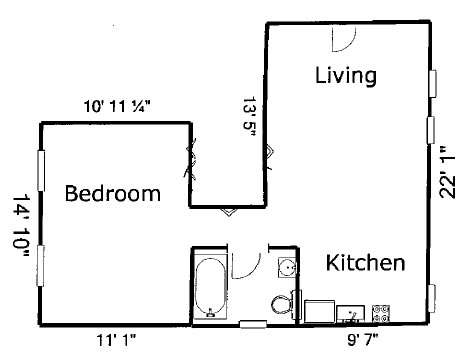 194 Park Ave in East Orange, NJ - Foto de edificio - Floor Plan