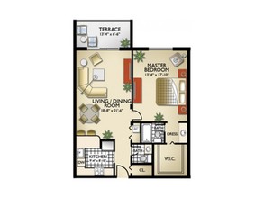 Royalton On The Green Apartments in Hialeah, FL - Foto de edificio - Floor Plan