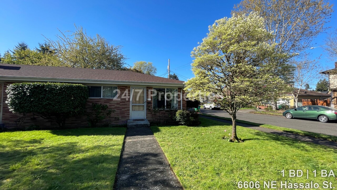 6606 NE Hassalo St in Portland, OR - Foto de edificio