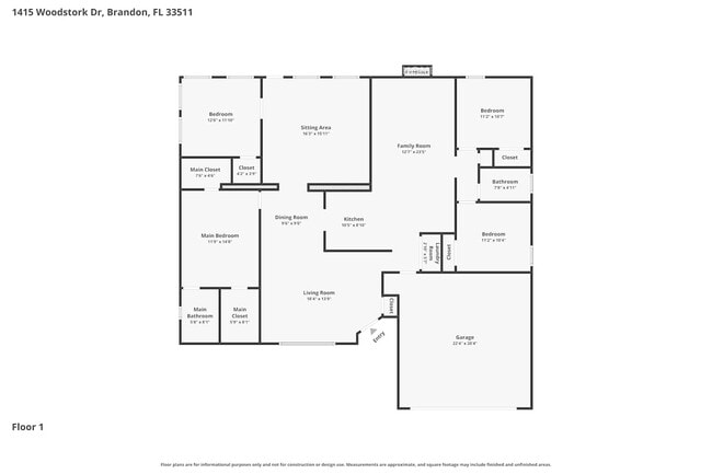 1415 Woodstork Dr in Brandon, FL - Foto de edificio - Building Photo