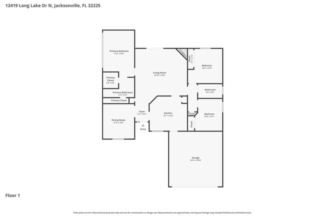 12419 Long Lake Dr N in Jacksonville, FL - Foto de edificio - Building Photo