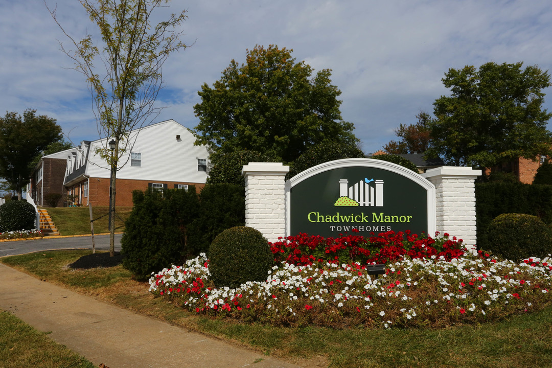 Chadwick Manor Townhomes in Baltimore, MD - Foto de edificio