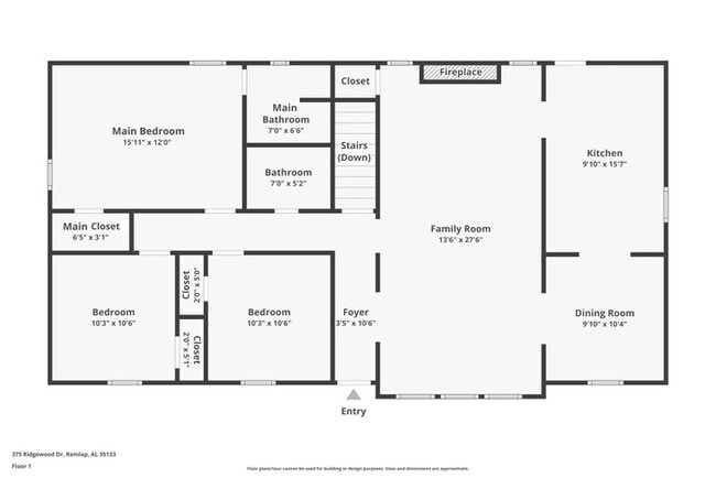 375 Ridgewood Dr in Remlap, AL - Foto de edificio - Building Photo