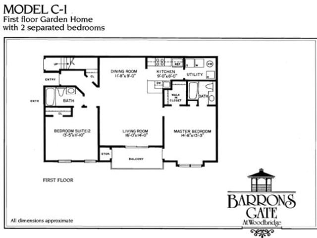 Barron's Gate in Woodbridge, NJ - Building Photo - Floor Plan