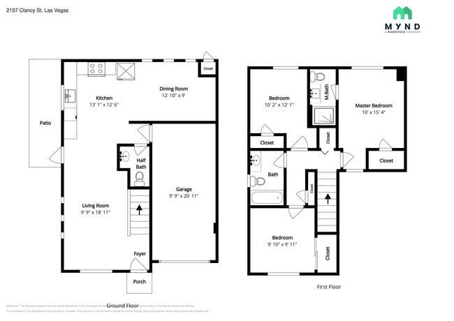 2157 Clancy St, Unit 2nd Floor Corner Room in Las Vegas, NV - Foto de edificio - Building Photo