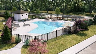 Cottages at Thrasher in Hixson, TN - Building Photo